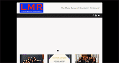 Desktop Screenshot of livingmusicresource.com